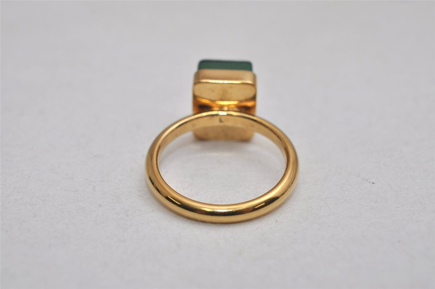 Auth Louis Vuitton Bague Vert Cosmopolitan Triple Ring Size L M66340 Gold 9925J