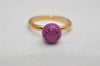 Auth Louis Vuitton Bague Vert Cosmopolitan Triple Ring Size L M66340 Gold 9925J