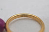 Auth Louis Vuitton Bague Vert Cosmopolitan Triple Ring Size L M66340 Gold 9925J