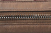 Authentic GUCCI Sherry Line Pouch Purse GG Canvas Leather 256636 Brown 9926I
