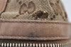 Authentic GUCCI Sherry Line Pouch Purse GG Canvas Leather 256636 Brown 9926I