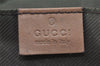 Authentic GUCCI Sherry Line Pouch Purse GG Canvas Leather 256636 Brown 9926I