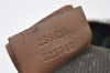 Authentic GUCCI Sherry Line Pouch Purse GG Canvas Leather 256636 Brown 9926I