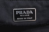 Authentic PRADA Vintage Nylon Tessuto Leather Shoulder Tote Bag Black 9927G