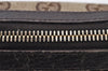 Authentic GUCCI Web Sherry Line Pouch Purse GG Canvas Leather 152507 Brown 9927I