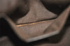 Authentic GUCCI Web Sherry Line Pouch Purse GG Canvas Leather 152507 Brown 9927I