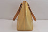 Authentic Louis Vuitton Vernis Houston Shoulder Hand Bag Yellow M91053 LV 9929J