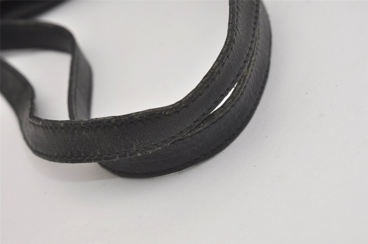 Authentic GUCCI Vintage Shoulder Tote Bag GG Canvas Leather 31243 Black 9930I