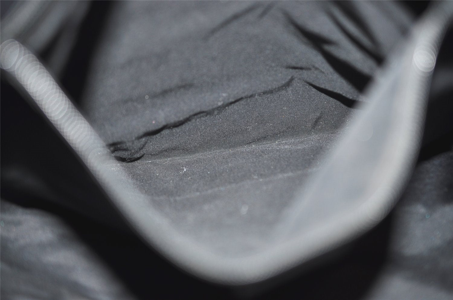 Authentic GUCCI Vintage Shoulder Tote Bag GG Canvas Leather 31243 Black 9930I