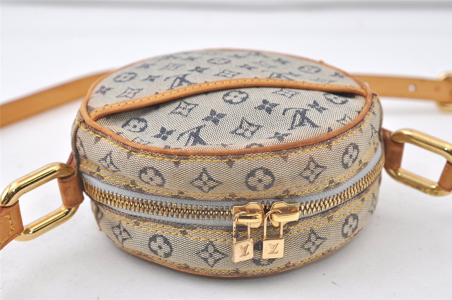 Auth Louis Vuitton Monogram Mini Jeanne PM Shoulder Cross Bag M92001 Junk 9930J