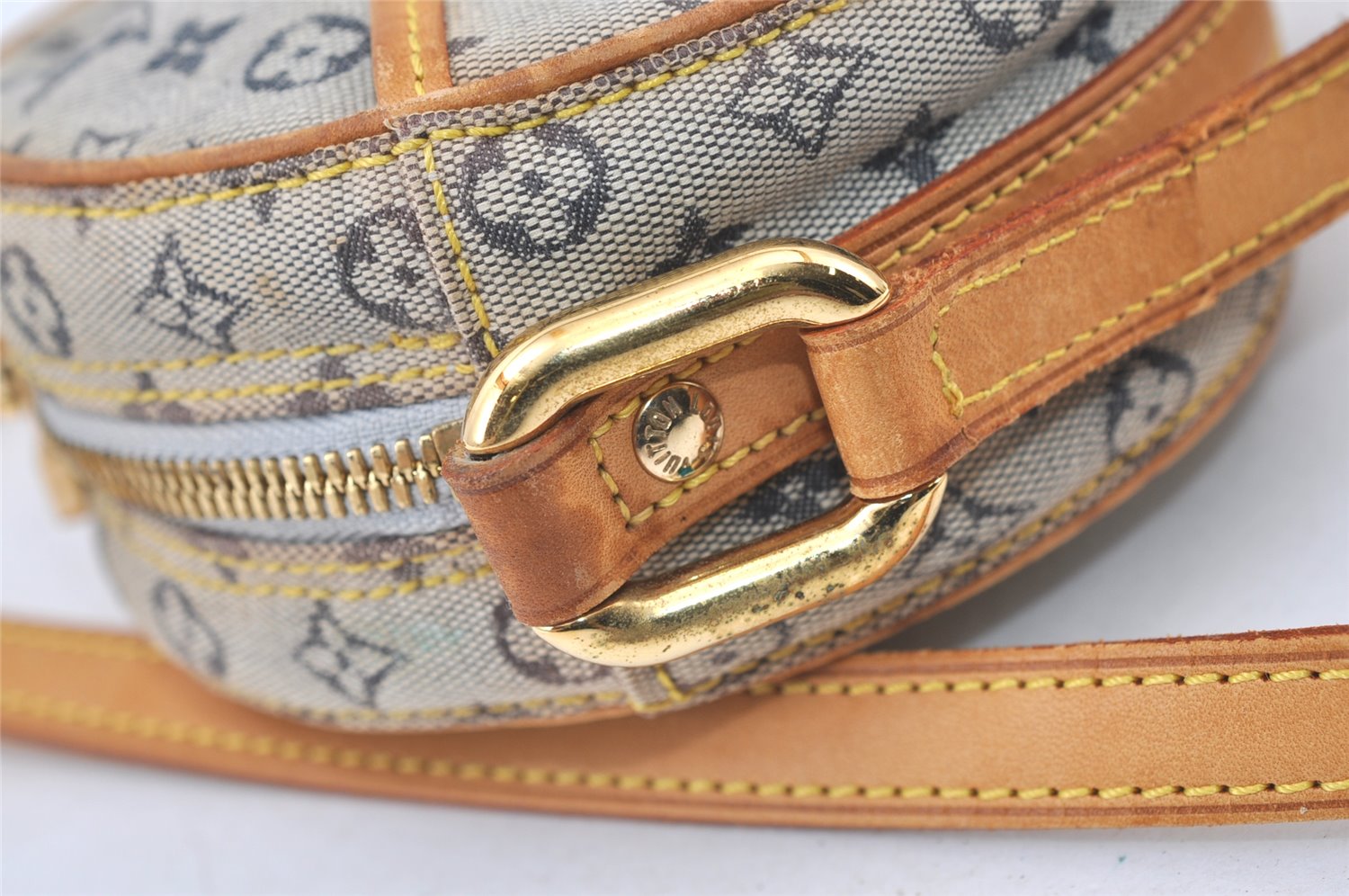 Auth Louis Vuitton Monogram Mini Jeanne PM Shoulder Cross Bag M92001 Junk 9930J