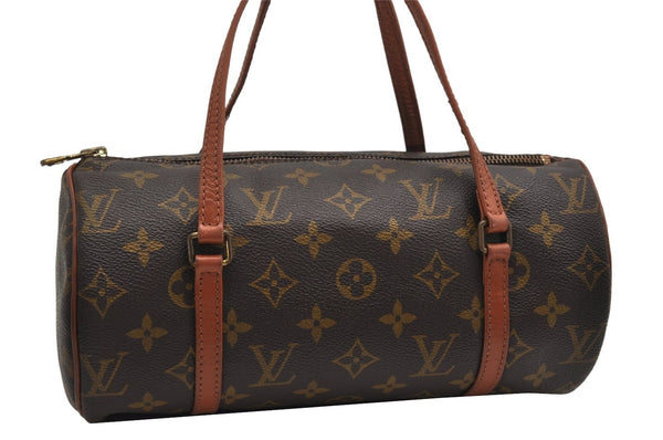 Authentic Louis Vuitton Monogram Papillon 26 Hand Bag Old Model LV 9931J