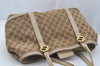 Authentic GUCCI Miss GG Canvas Leather Shoulder Tote Bag 353122 Brown 9932I