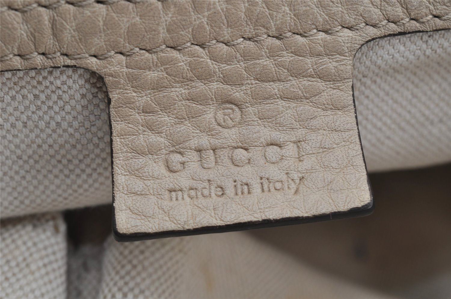 Authentic GUCCI Miss GG Canvas Leather Shoulder Tote Bag 353122 Brown 9932I