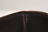 Authentic GUCCI Tote Hand Bag Purse GG Nylon Leather 105650 Brown Junk 9933J