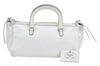 Authentic PRADA Vintage BOW SOFT Leather Hand Bag Purse BN0703 White 9934I