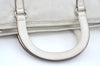 Authentic PRADA Vintage BOW SOFT Leather Hand Bag Purse BN0703 White 9934I