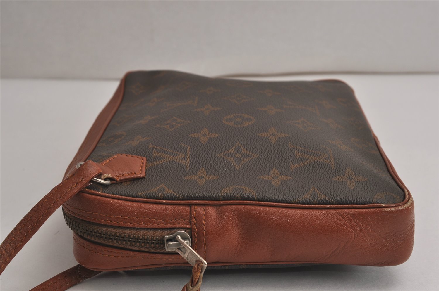 Authentic Louis Vuitton Monogram Pochette Sport Clutch Hand Bag Old Model 9935J