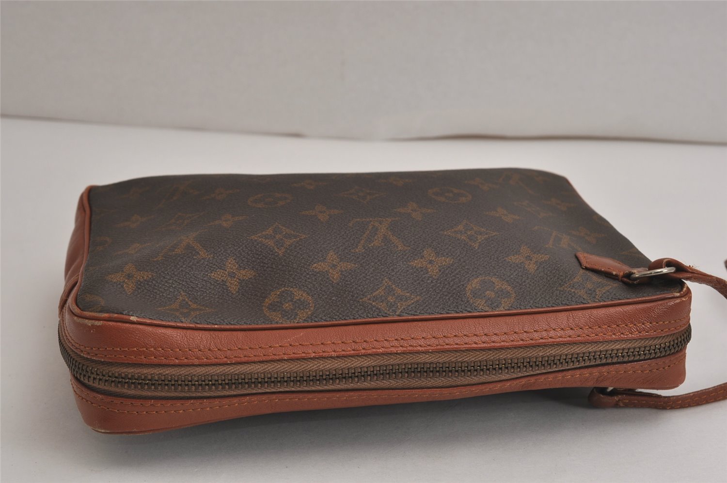 Authentic Louis Vuitton Monogram Pochette Sport Clutch Hand Bag Old Model 9935J