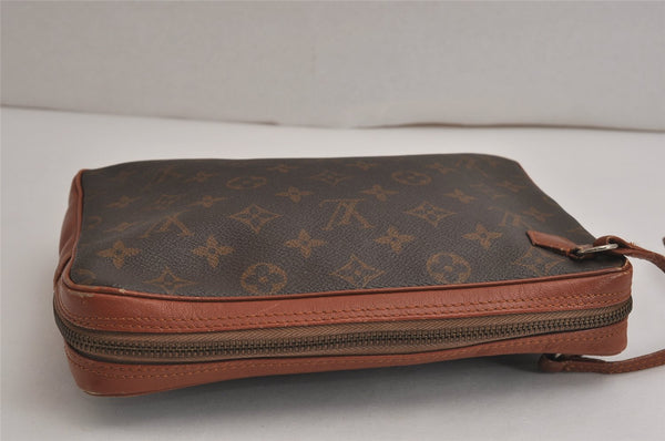 Authentic Louis Vuitton Monogram Pochette Sport Clutch Hand Bag Old Model 9935J