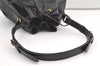 Authentic Louis Vuitton Epi Petit Noe Shoulder Drawstring Bag M59012 Black 9938J