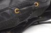 Authentic Louis Vuitton Epi Petit Noe Shoulder Drawstring Bag M59012 Black 9938J