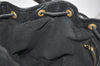 Authentic Louis Vuitton Epi Petit Noe Shoulder Drawstring Bag M59012 Black 9938J