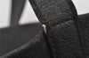 Authentic SAINT LAURENT Vintage Shoulder Tote Bag Leather Black 9939I