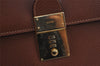 Authentic GUCCI Vintage Briefcase Business Hand Bag Leather Brown 9940J