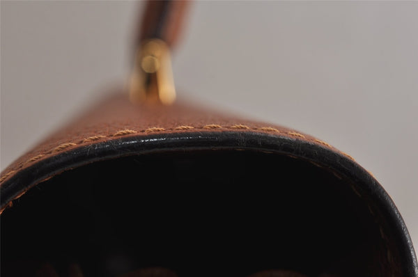 Authentic GUCCI Vintage Briefcase Business Hand Bag Leather Brown 9940J