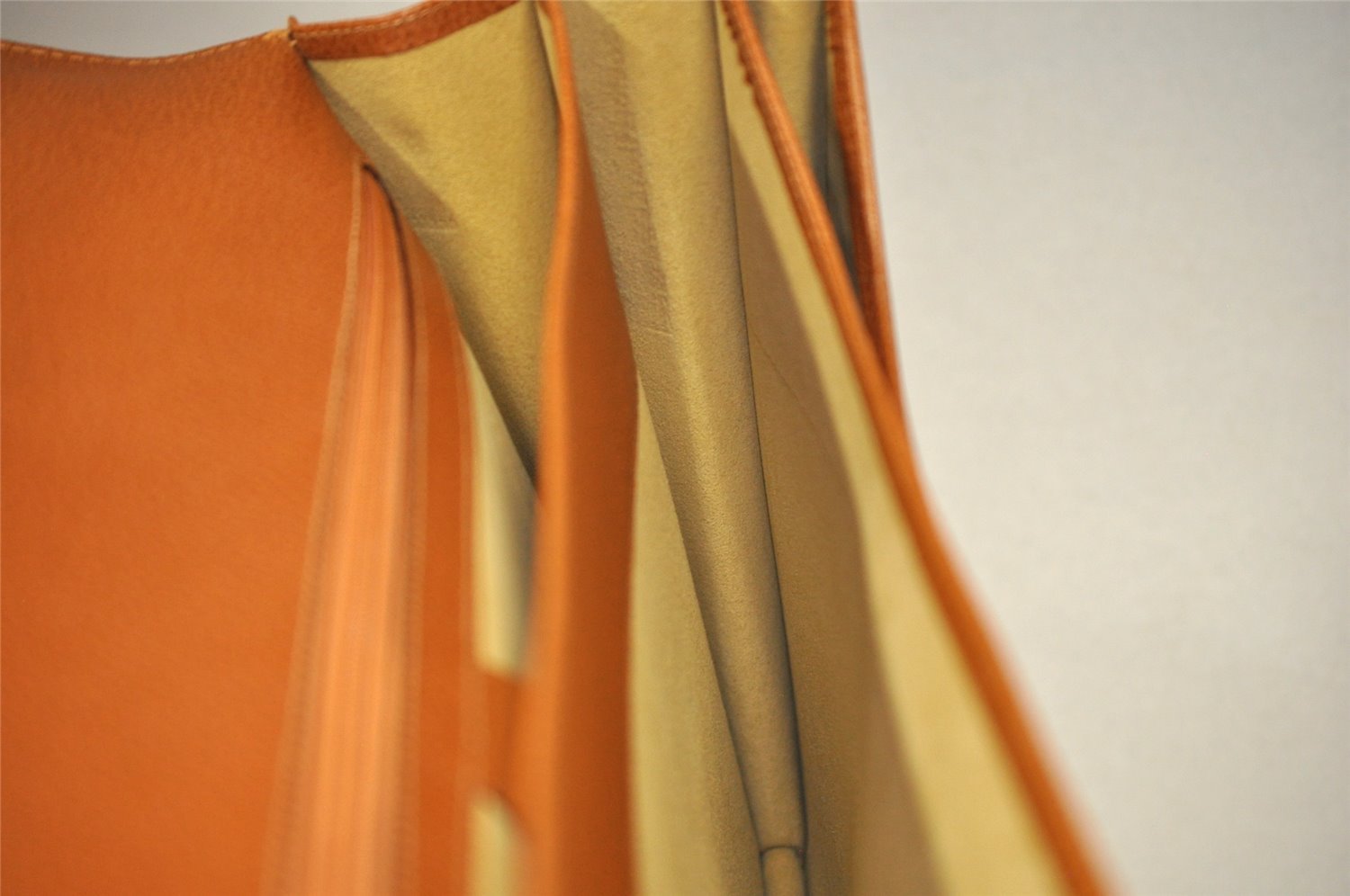 Authentic GUCCI Vintage Briefcase Business Hand Bag Leather Brown 9940J