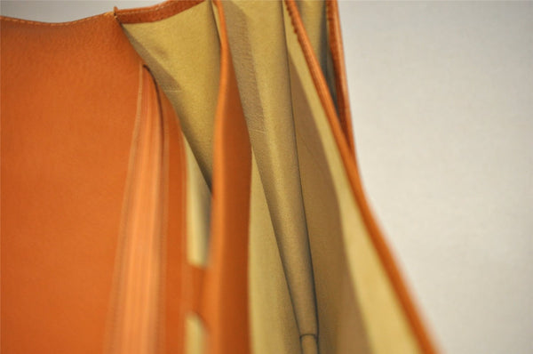 Authentic GUCCI Vintage Briefcase Business Hand Bag Leather Brown 9940J