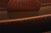Authentic GUCCI Vintage Briefcase Business Hand Bag Leather Brown 9940J