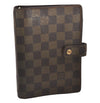 Authentic Louis Vuitton Damier Agenda MM Notebook Cover R20701 LV 9941I