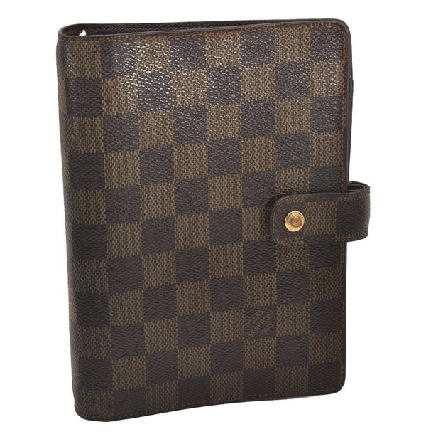 Authentic Louis Vuitton Damier Agenda MM Notebook Cover R20701 LV 9941I