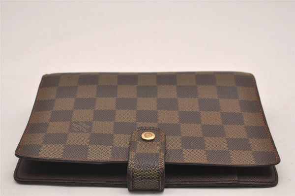 Authentic Louis Vuitton Damier Agenda MM Notebook Cover R20701 LV 9941I