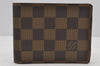 Authentic Louis Vuitton Damier Portefeuille Multiple Wallet N60895 LV 9942I