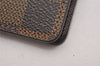 Authentic Louis Vuitton Damier Portefeuille Multiple Wallet N60895 LV 9942I