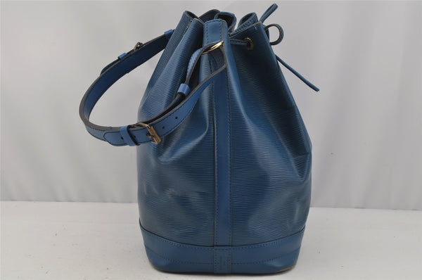Authentic Louis Vuitton Epi Noe Shoulder Drawstring Bag Brown M44028 LV 9944I