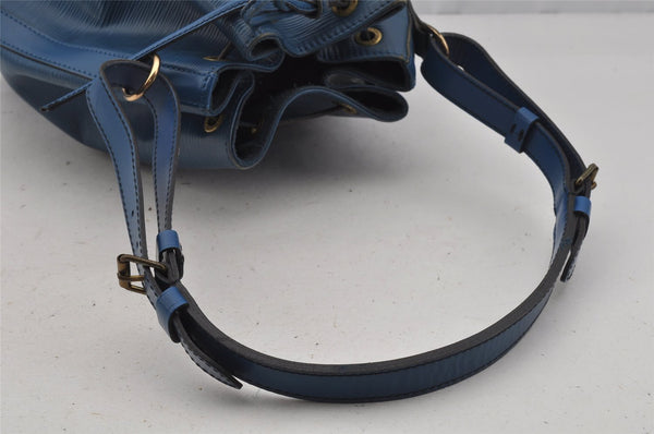 Authentic Louis Vuitton Epi Noe Shoulder Drawstring Bag Brown M44028 LV 9944I