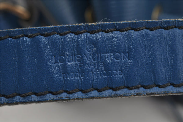 Authentic Louis Vuitton Epi Noe Shoulder Drawstring Bag Brown M44028 LV 9944I