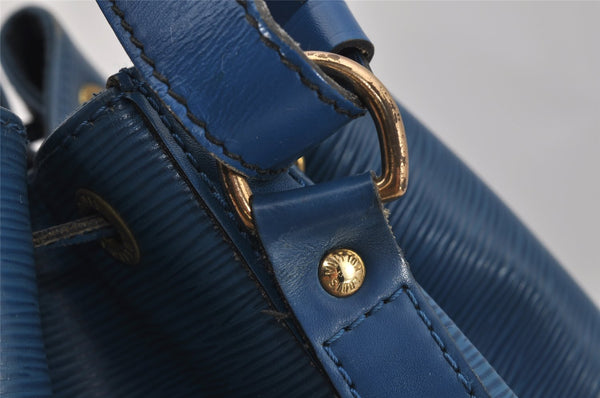 Authentic Louis Vuitton Epi Noe Shoulder Drawstring Bag Brown M44028 LV 9944I