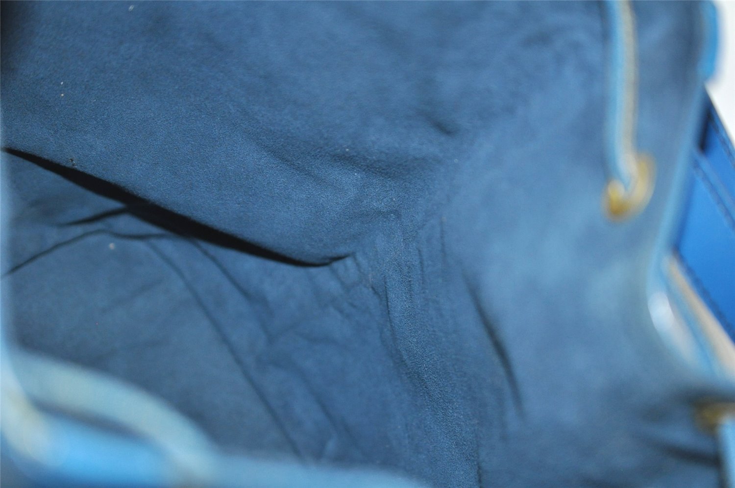 Authentic Louis Vuitton Epi Noe Shoulder Drawstring Bag Brown M44028 LV 9944I