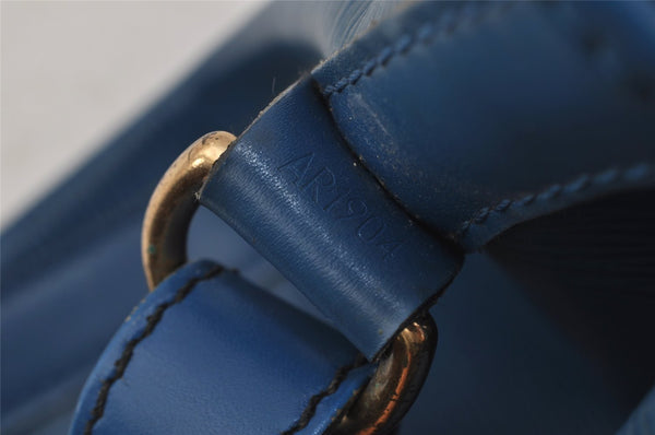 Authentic Louis Vuitton Epi Noe Shoulder Drawstring Bag Brown M44028 LV 9944I