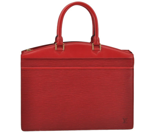 Authentic Louis Vuitton Epi Riviera Hand Bag Red M48187 LV 9945I