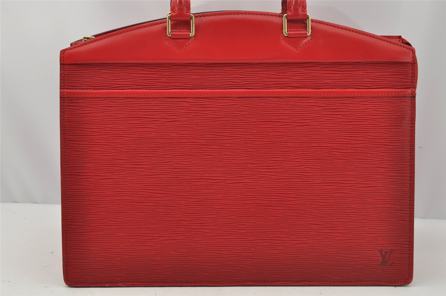 Authentic Louis Vuitton Epi Riviera Hand Bag Red M48187 LV 9945I