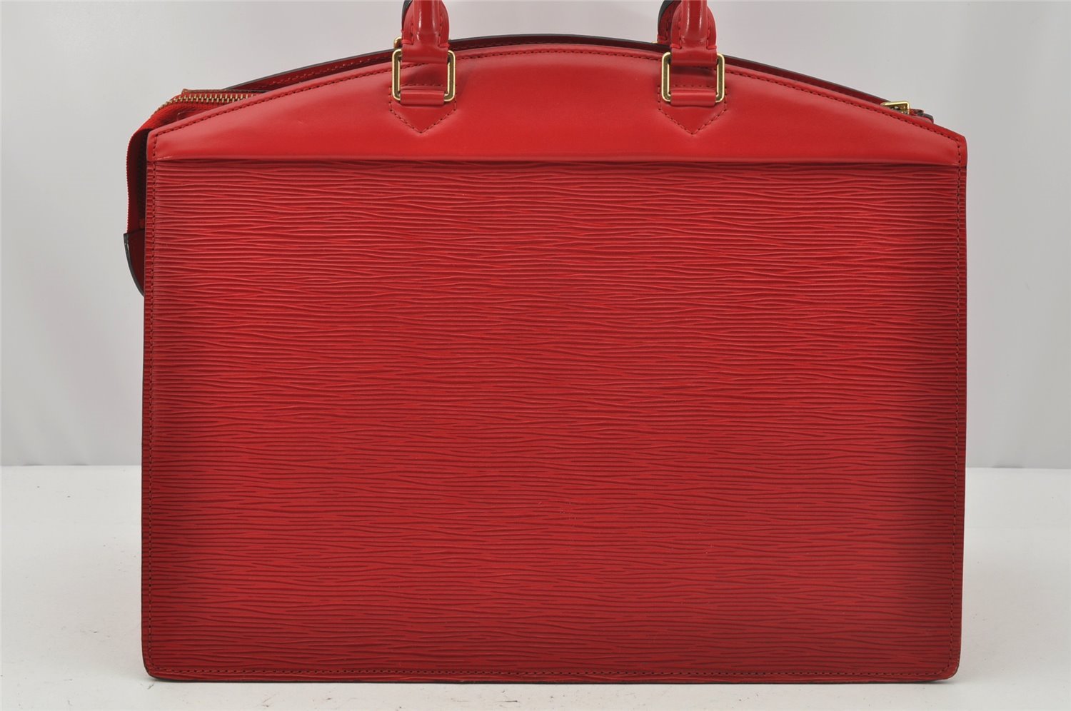 Authentic Louis Vuitton Epi Riviera Hand Bag Red M48187 LV 9945I