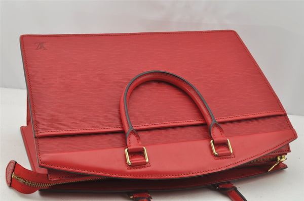Authentic Louis Vuitton Epi Riviera Hand Bag Red M48187 LV 9945I