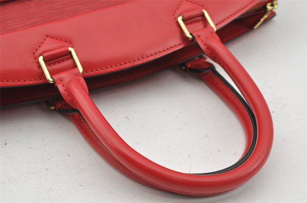 Authentic Louis Vuitton Epi Riviera Hand Bag Red M48187 LV 9945I