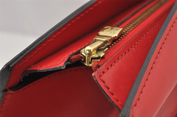 Authentic Louis Vuitton Epi Riviera Hand Bag Red M48187 LV 9945I